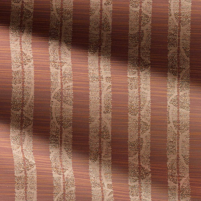 Zoffany Kyoto Stripe Russet Fabric ZOF0250-02