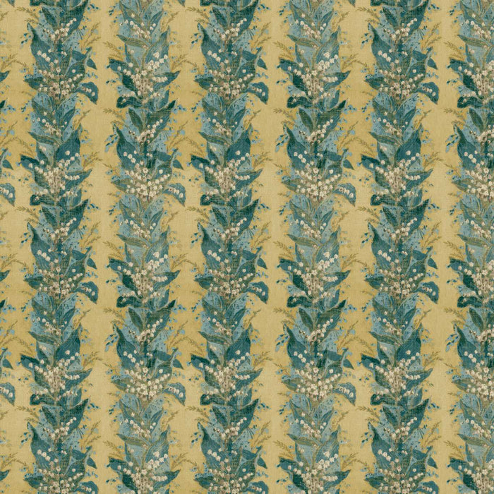 Zoffany Lily Stripe Tuscan Yellow Fabric ZOF0251-03