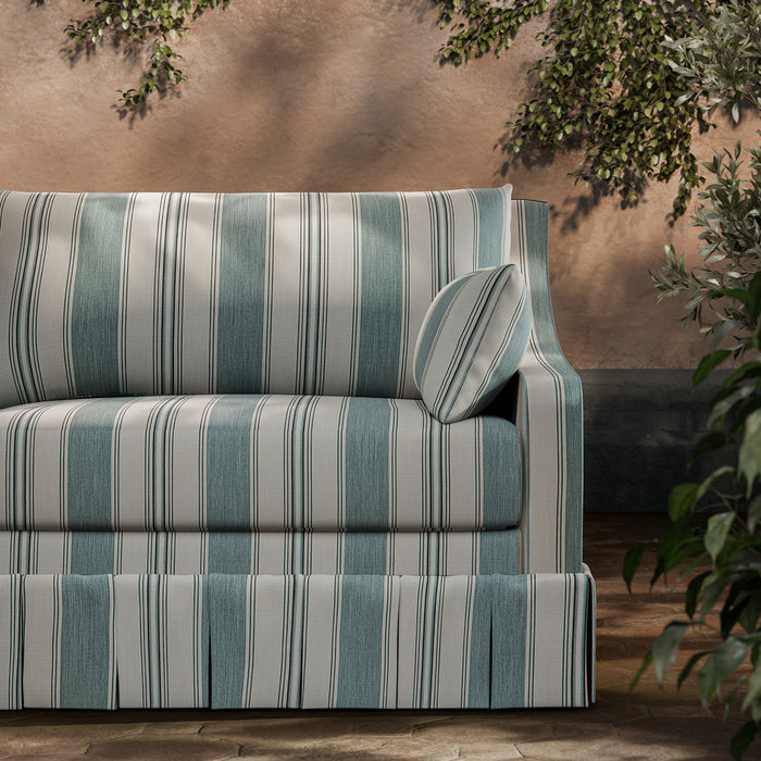Zoffany Parasol Stripe Dufour/Chalk Fabric ZOF0252-02