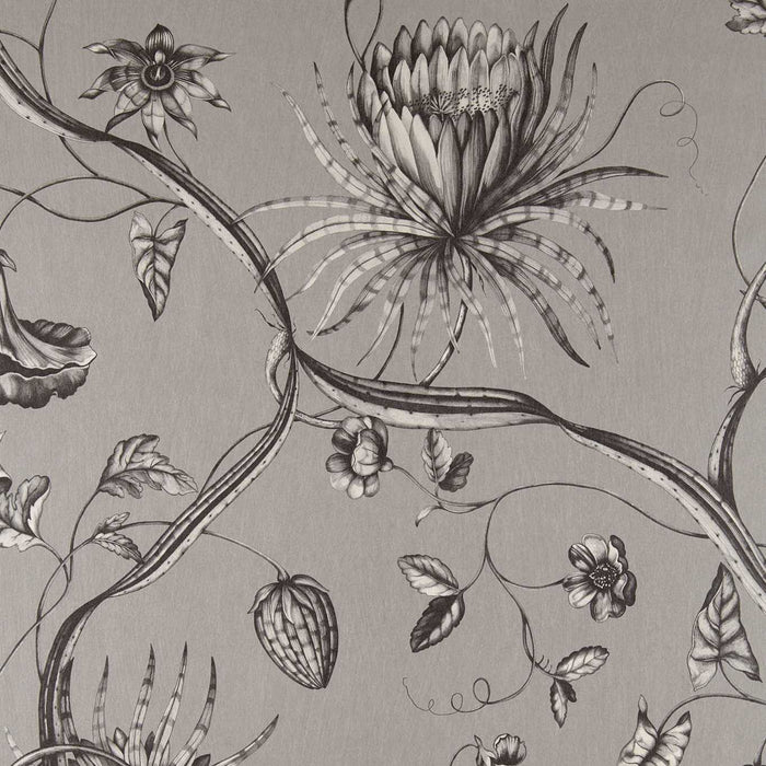 Zoffany Phaedra Silver Wallpaper Sample ZPHA312621
