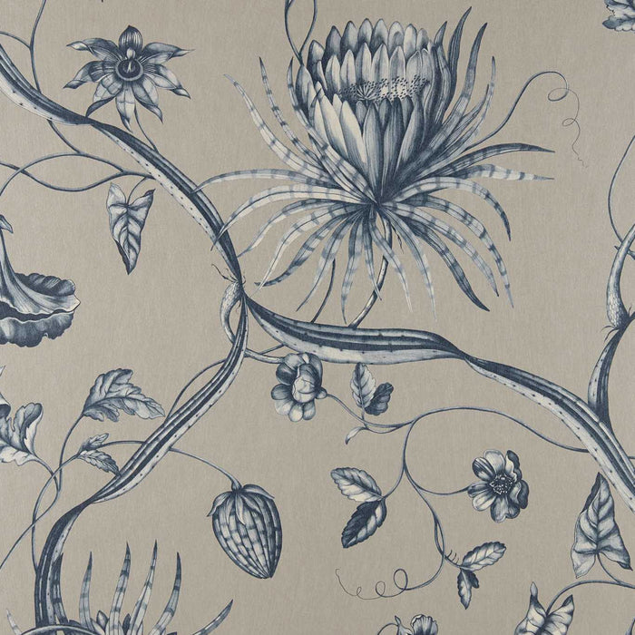 Zoffany Phaedra Prussian Blue Wallpaper ZPHA312622