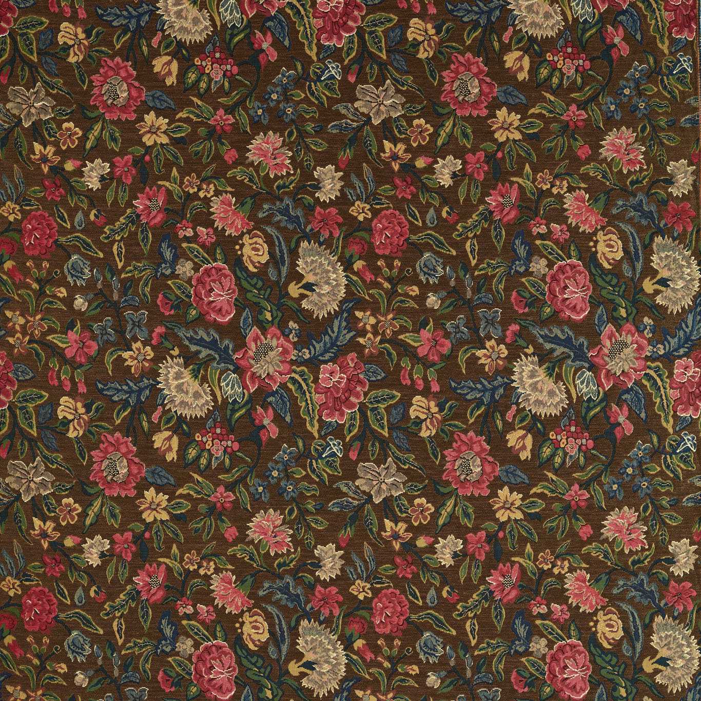 Zoffany Blostma Tapestry Tabac Fabric Sample ZRTX333537