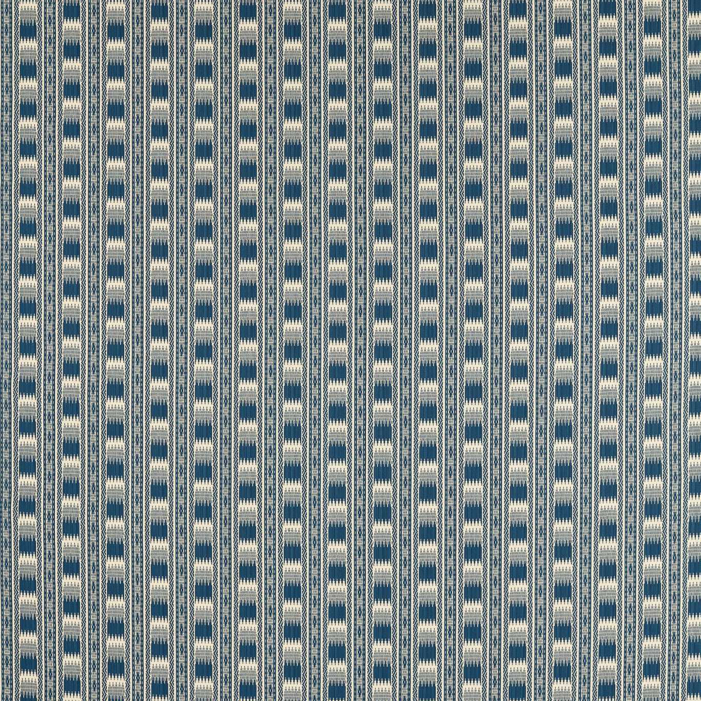 Zoffany Kasuri Stripe Mazarine Blue Fabric Sample ZRTX333541
