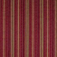 Zoffany Andean Stripe Cochineal/Sage Fabric ZRTX333544