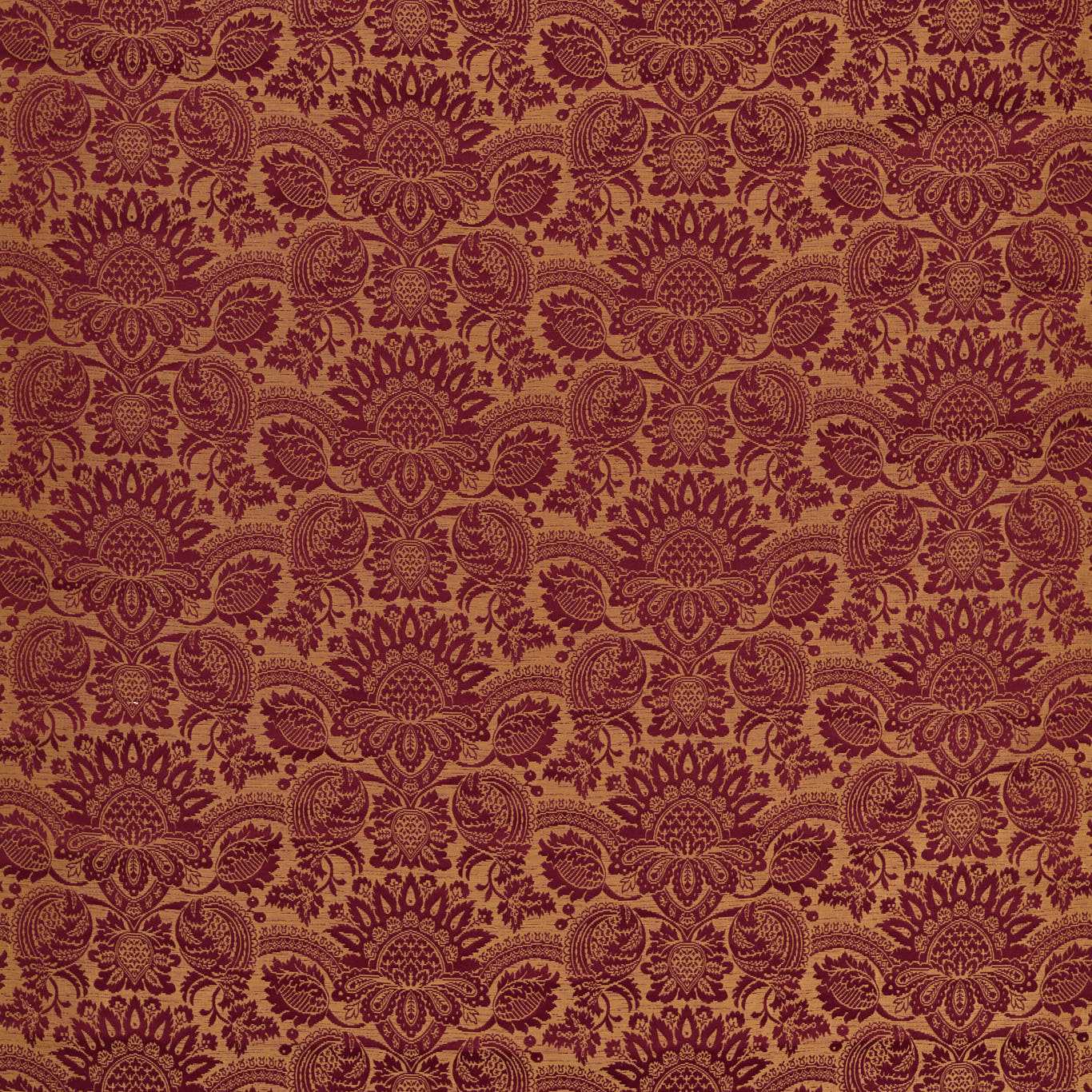 Zoffany Pomegranate Brocatelle Cochineal Fabric Sample ZSUF333383