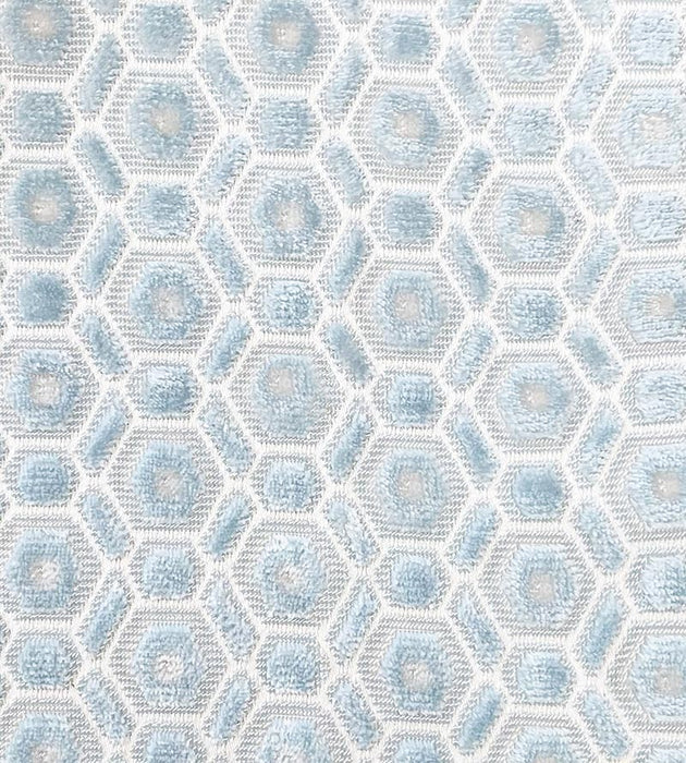 Old World Weavers Manetta Powder Blue Fabric Sample ZSMANE0001