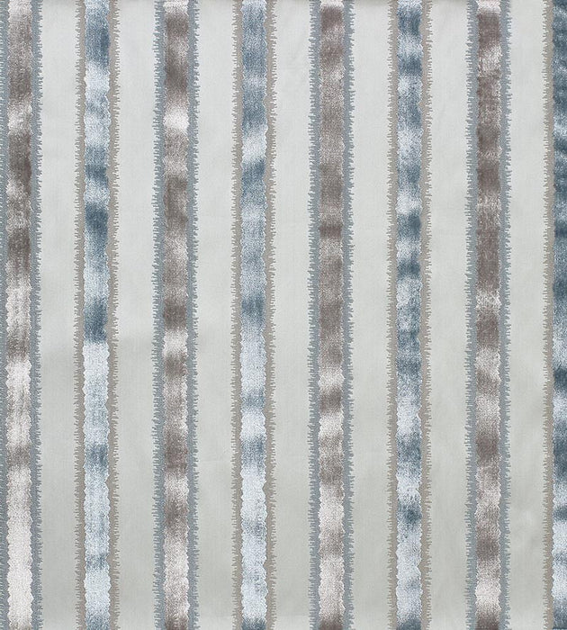 Old World Weavers Tai Lao Stripe Mist Fabric ZSVELZ0001