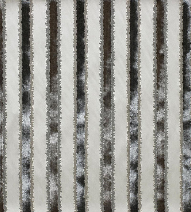 Old World Weavers Tai Lao Stripe Slate Fabric ZSVELZ0002