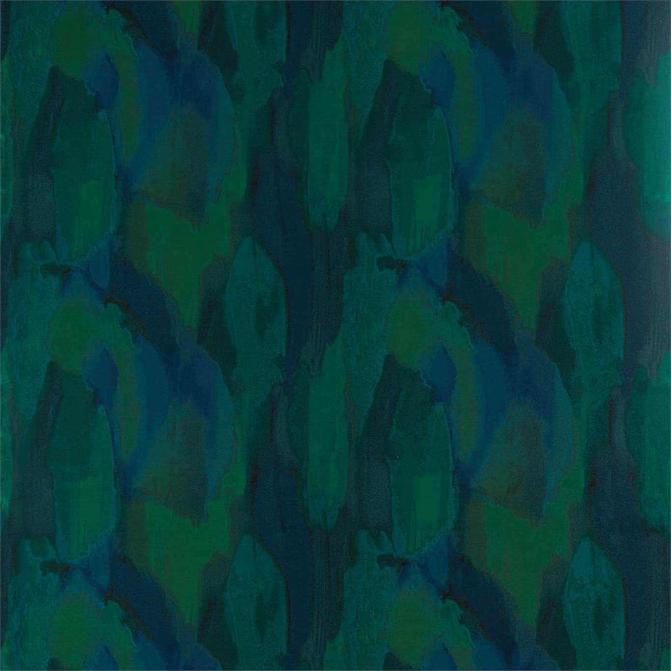 Zoffany Hepworth Blue Malachite 332899 Fabric Sample ZTOT332899