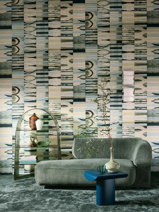Pierre Frey Agafay Kaki Wallpaper Sample FP152001