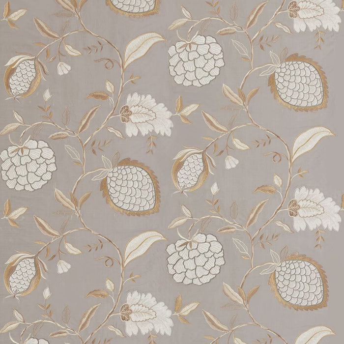 Zoffany Pomegranate Tree Platinum Fabric Sample ZWIN332344