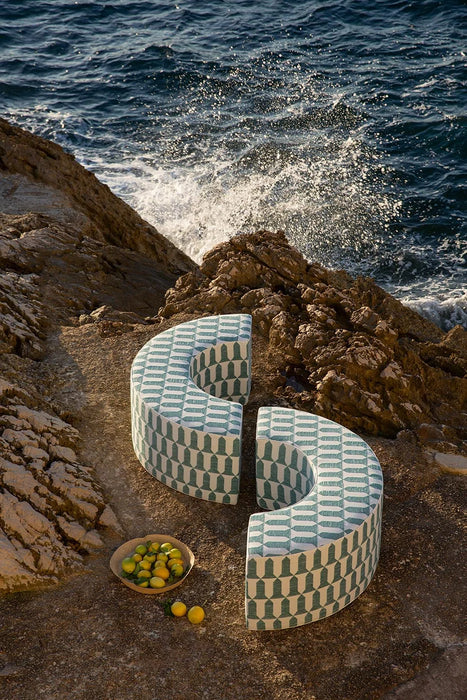 Le Manach Blason Outdoor Celadon Fabric L4000001