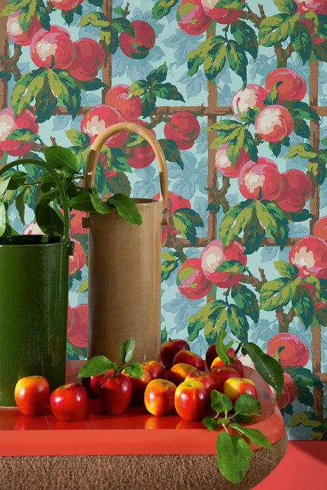 Pierre Frey Galla Vert Pomme Wallpaper Sample FP094001