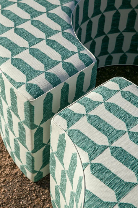 Le Manach Blason Outdoor Acajou Fabric L4000002