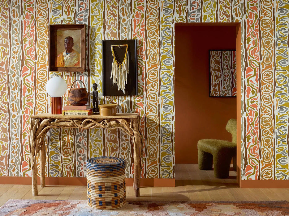 Pierre Frey Sokone Savane Wallpaper FP079002