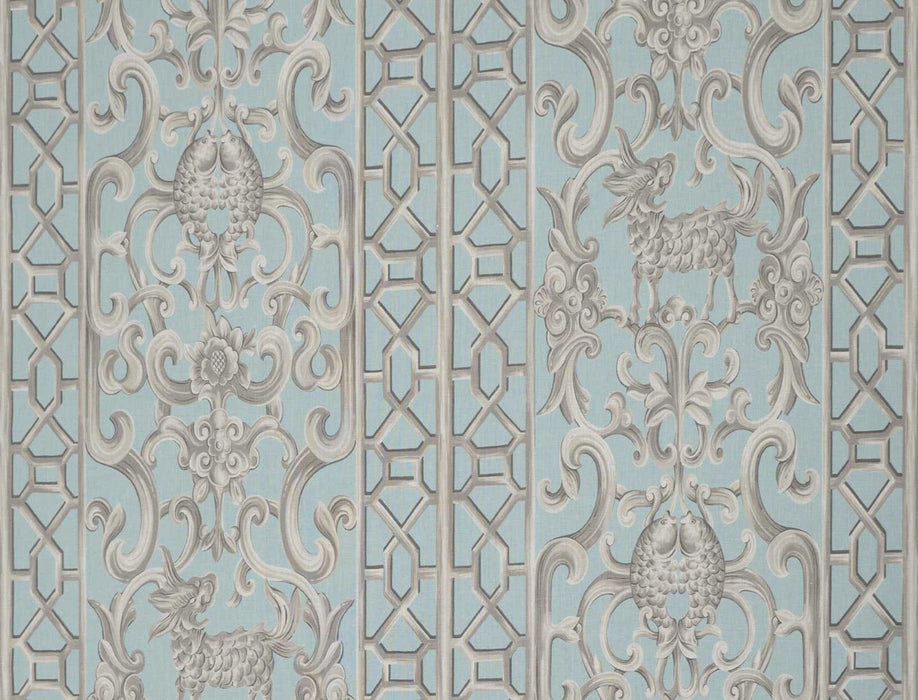 Jim Thompson Xanadu Sky Fabric Sample JT013851002