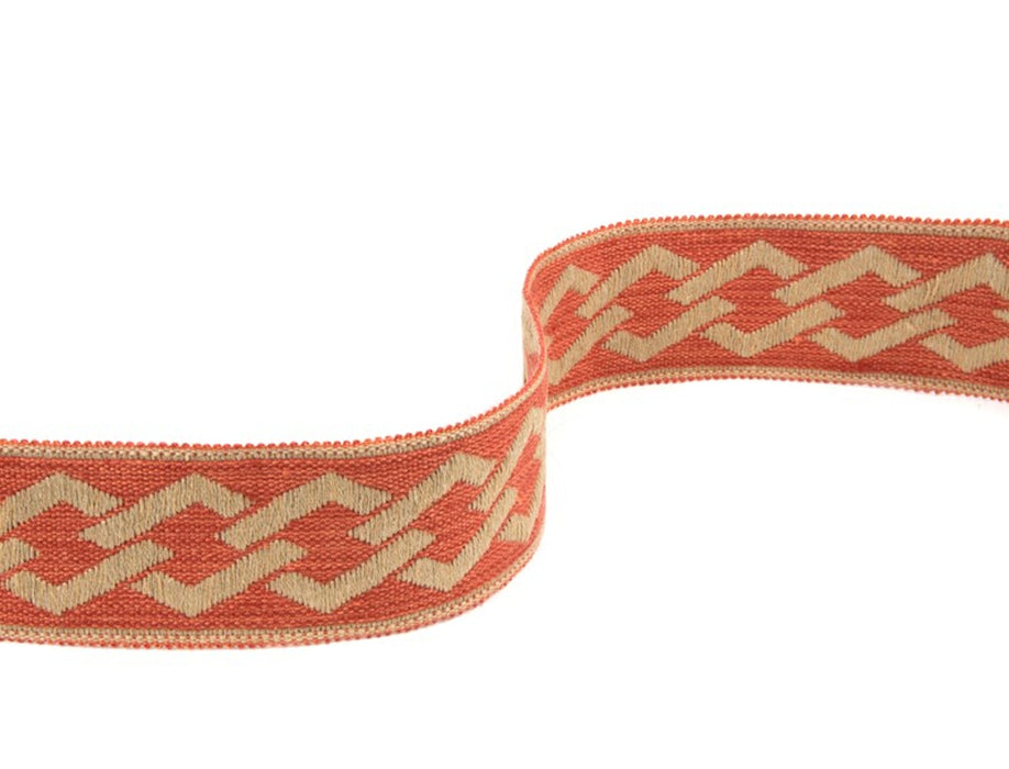 Jim Thompson Thai Fretwork Border  Spice Market Trim Sample JT030011009