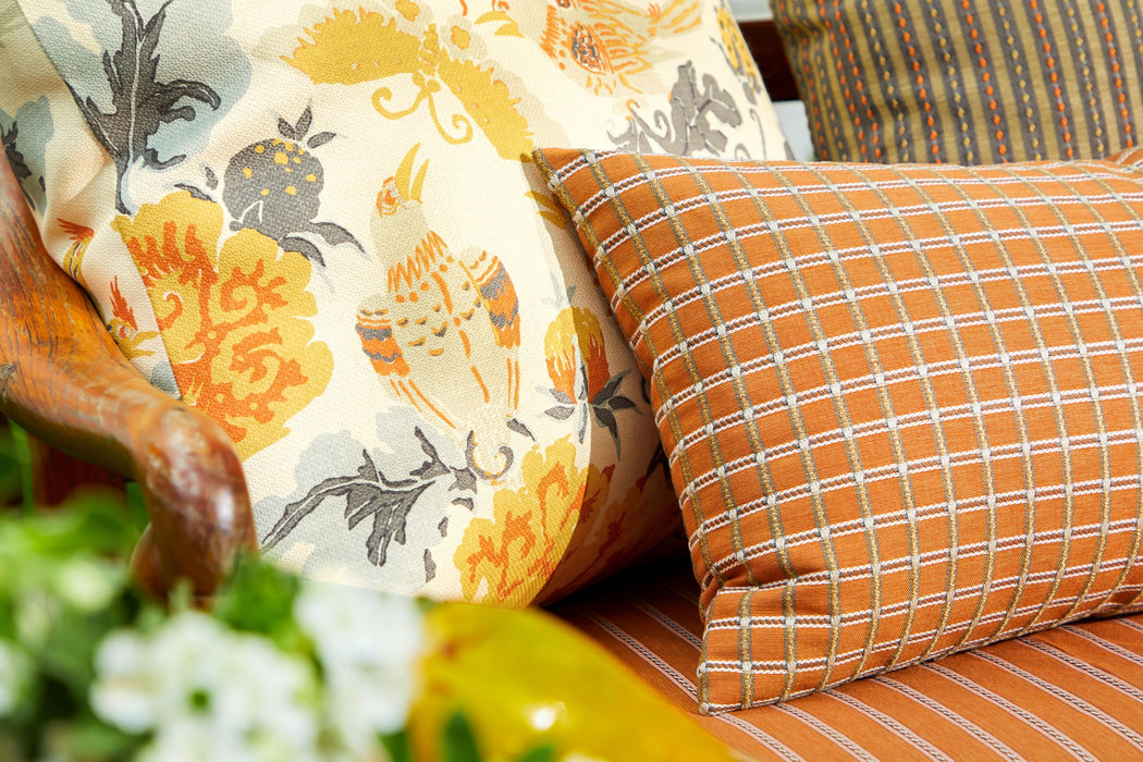 Jim Thompson Issaya Autumn Leaves Fabric Sample JT013935003