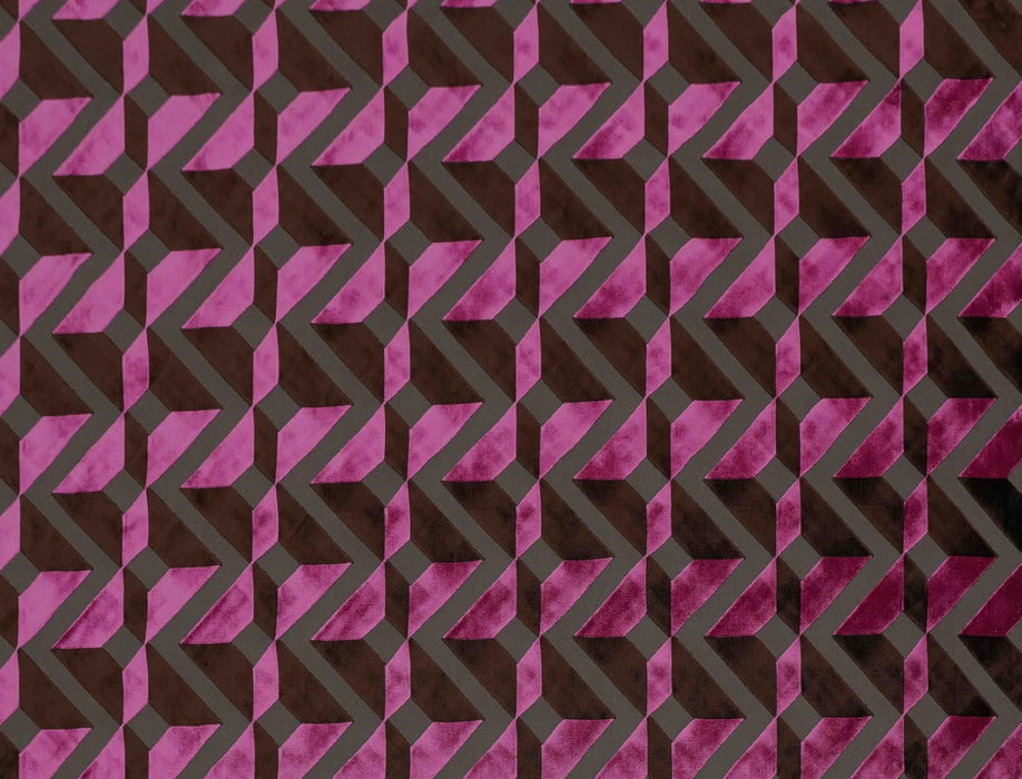 Jim Thompson Syncopation Black Raspberry Fabric Sample JT013813006