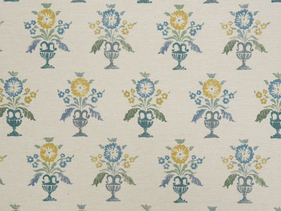 No.9 Thompson Jardin D'Hiver Gold And Blue Fabric Sample N9012432002