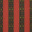 Jim Thompson Patola Stripe Henna Fabric Sample JT013868004