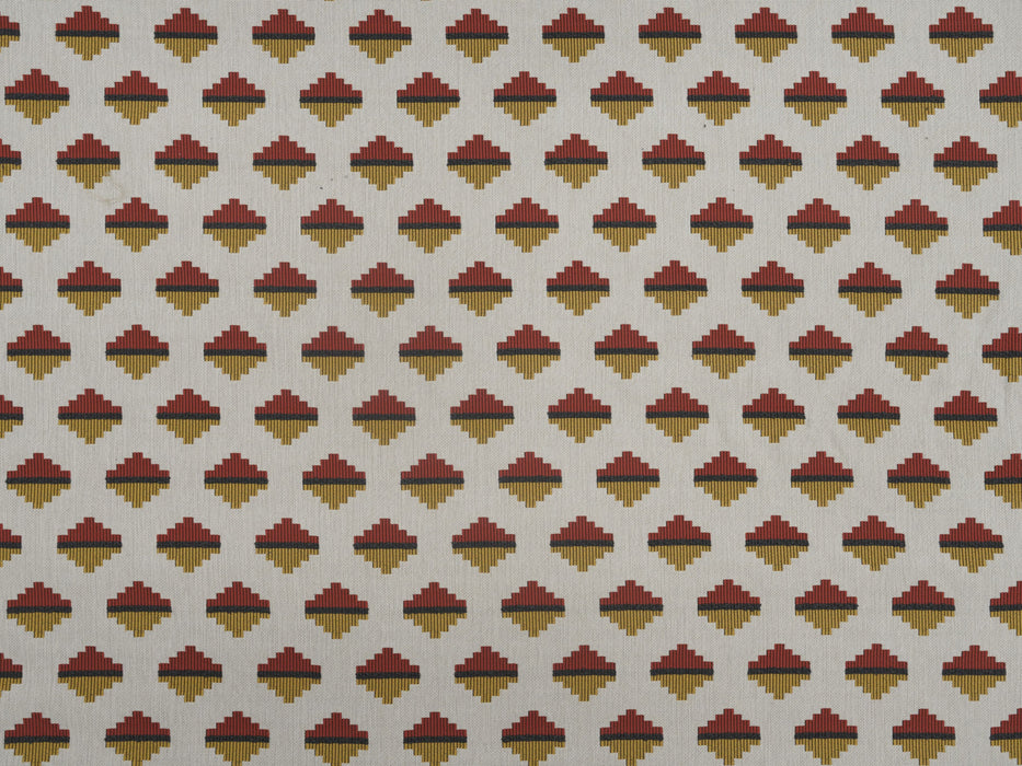 No.9 Thompson Mazan Ochre And Russet Fabric N9012445004