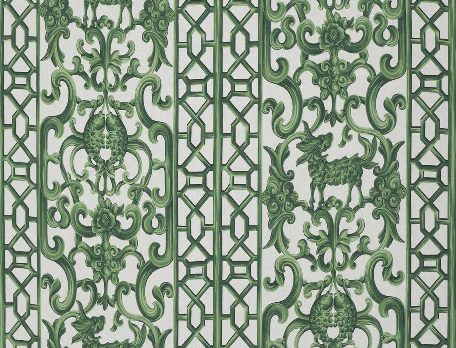 Jim Thompson Xanadu Emerald Fabric Sample JT013851003