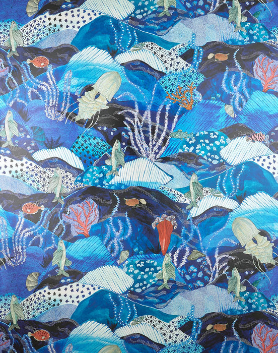 Pierre Frey Les Maldives Ocean Wallpaper Sample FP003002