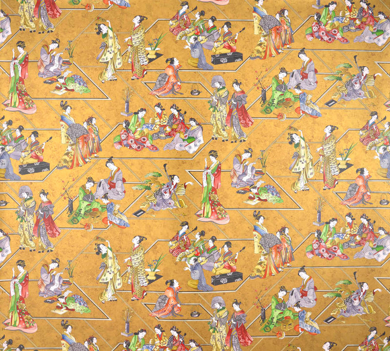 Pierre Frey Conte Merveilleux Or Wallpaper Sample FP060001