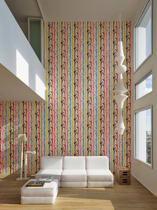 Pierre Frey Before Spring Multicolore Wallpaper Sample FP208001