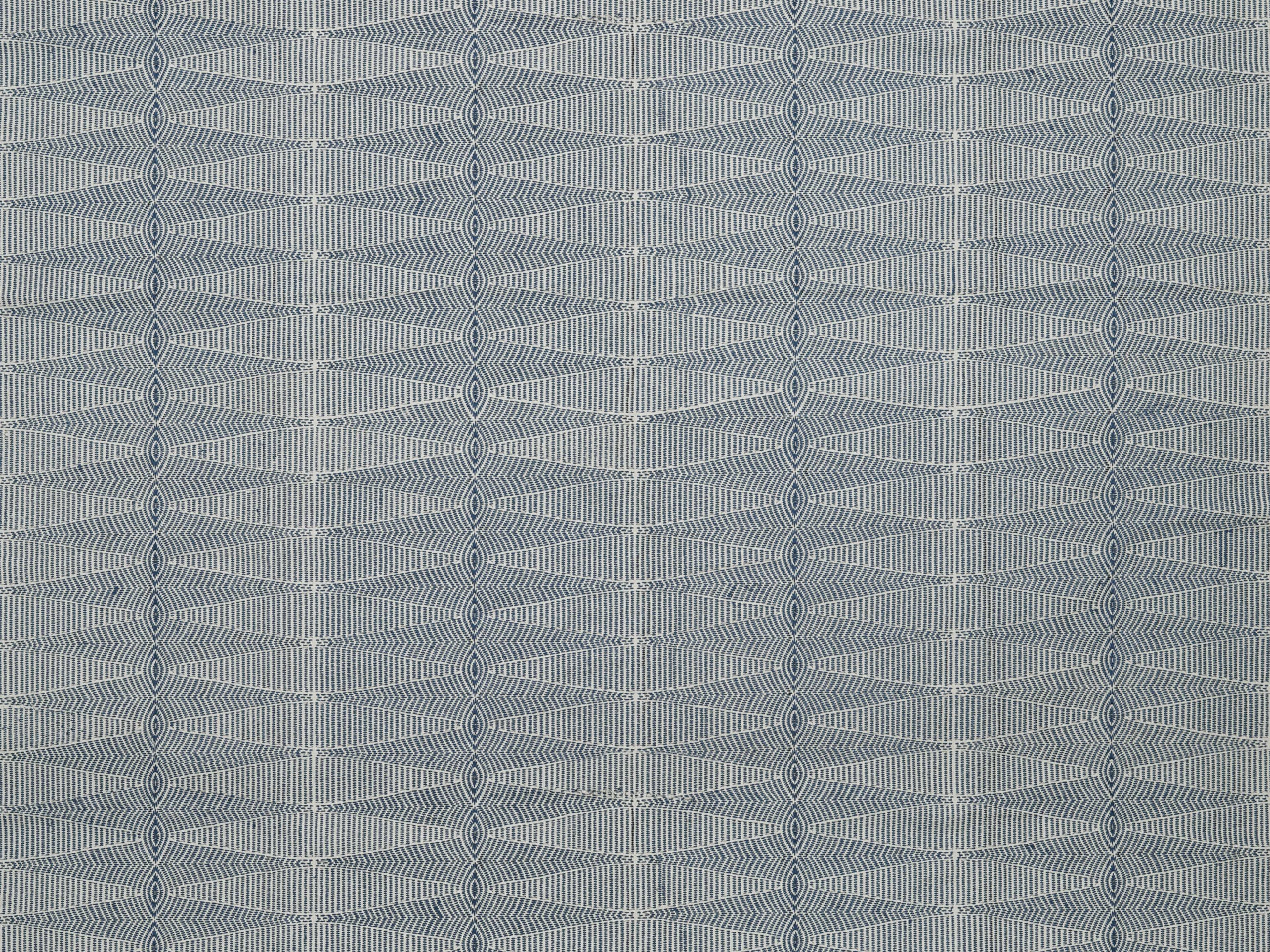 Jim Thompson Lisu Embroidery Indigo Fabric JT013927002