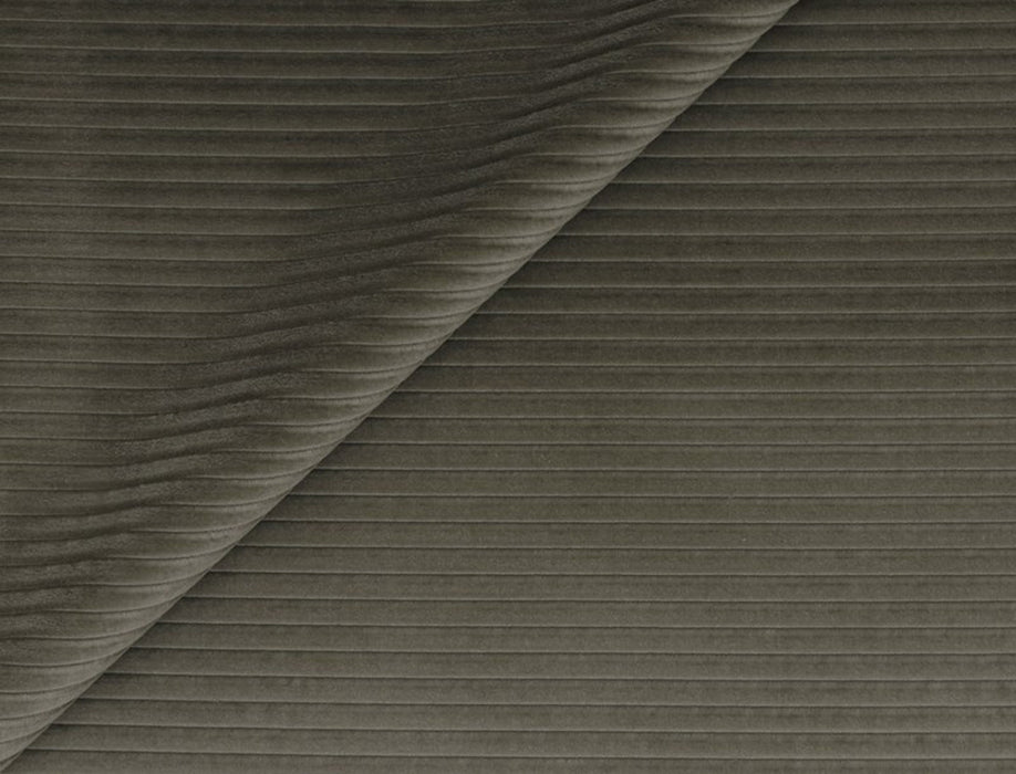 Jim Thompson Corded Velvet Taupe Fabric Sample JT013698005