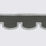 Jim Thompson Duquette Valancia Border  Charcoal Trim Sample JT030056004
