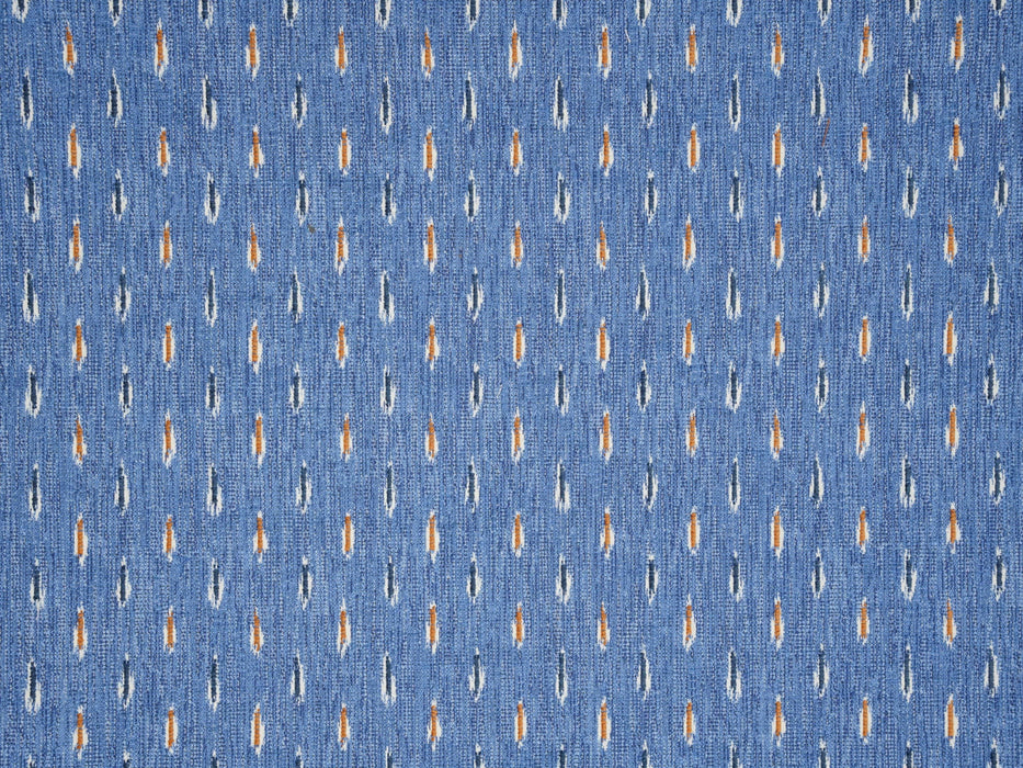 Jim Thompson Karenni Ikat Weave Denim Fabric Sample JT013913003