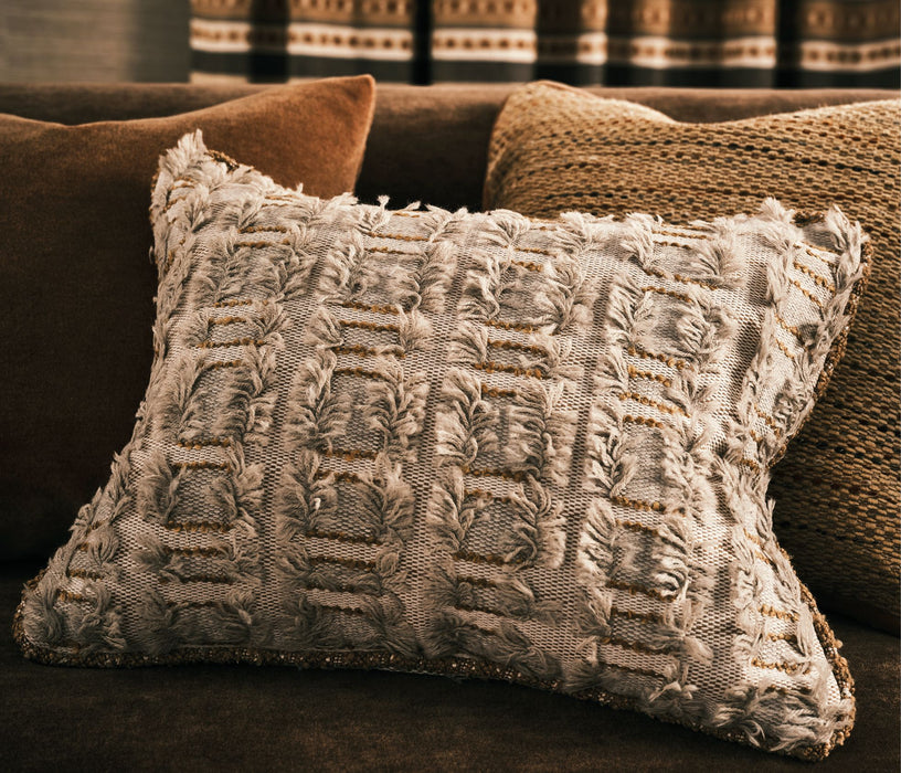 Osborne & Little Akka Stone / Olive Fabric Sample F8046-02