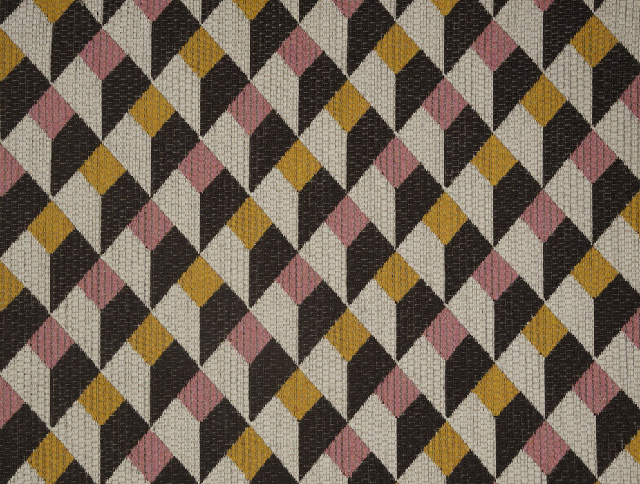 Jim Thompson Medici Pink Tangerine Fabric Sample JT013949002