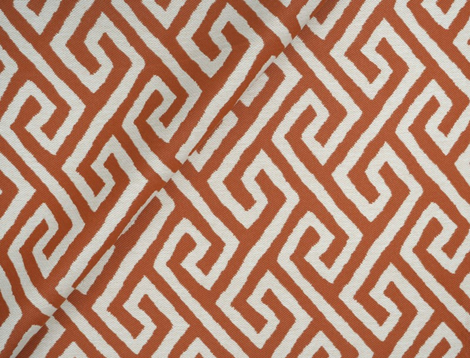 Jim Thompson Maya Bay Terra Cotta Fabric Sample JT013711005