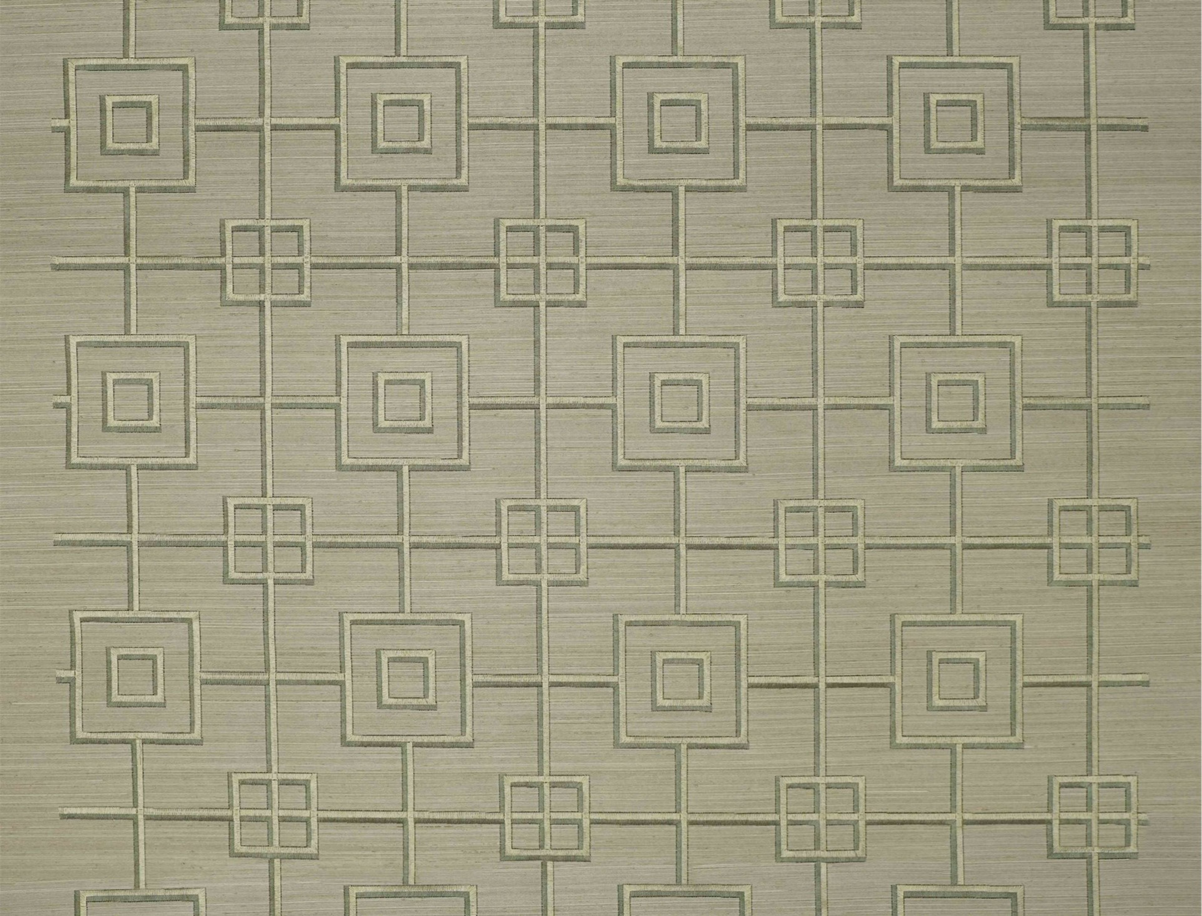 Jim Thompson Shadowbox  Greige Wallpaper JT021074003