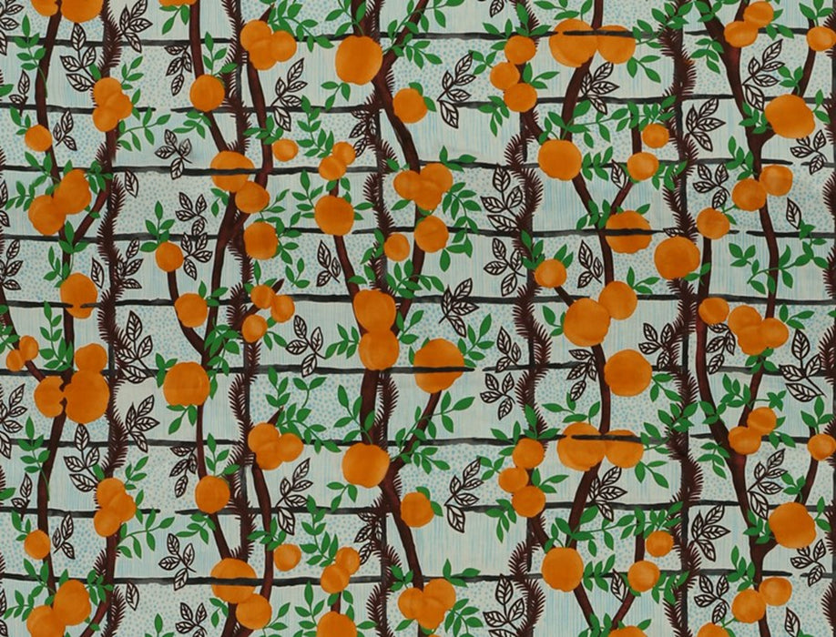 Jim Thompson Garden Party Orangerie Fabric Sample JT013688003