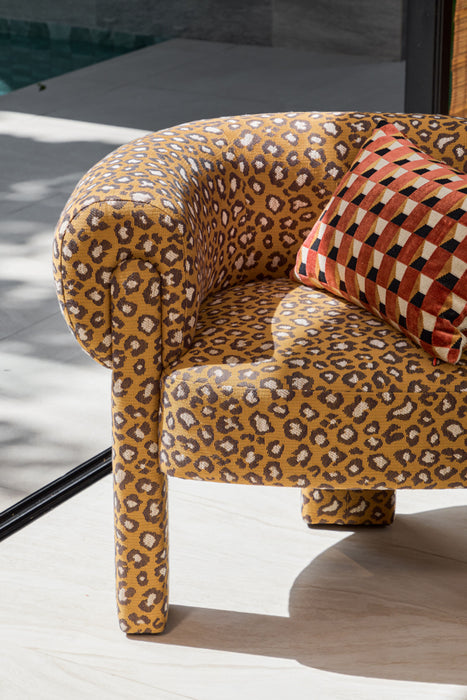 Jim Thompson Rosette Spots Sunflower Fabric Sample JT013973002