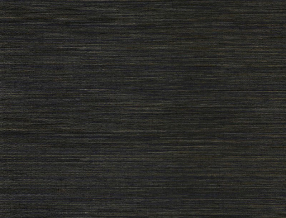 Jim Thompson Strie Sisal  Midnight Wallpaper Sample JT021039013
