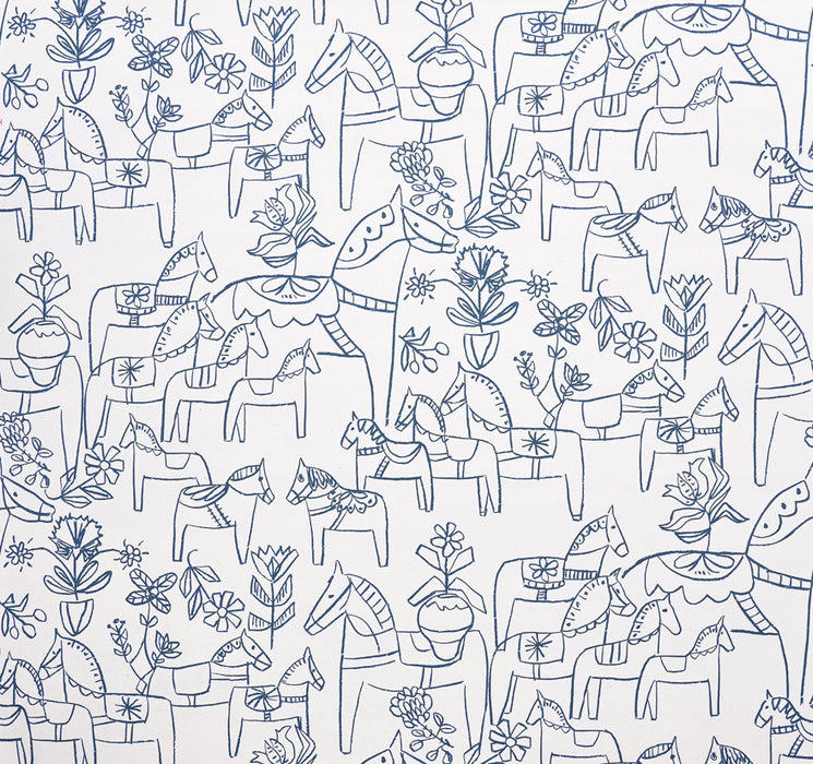 Pierre Frey Dalecarlie Azur Wallpaper Sample FP223001