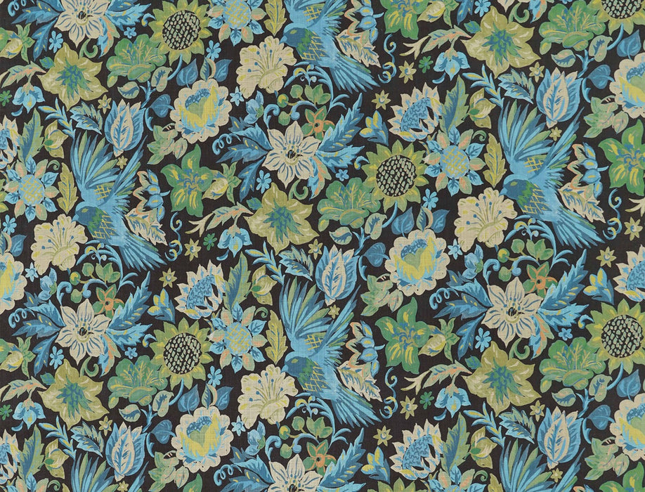 No.9 Thompson Song Bird Midnight Fabric Sample N9012311003