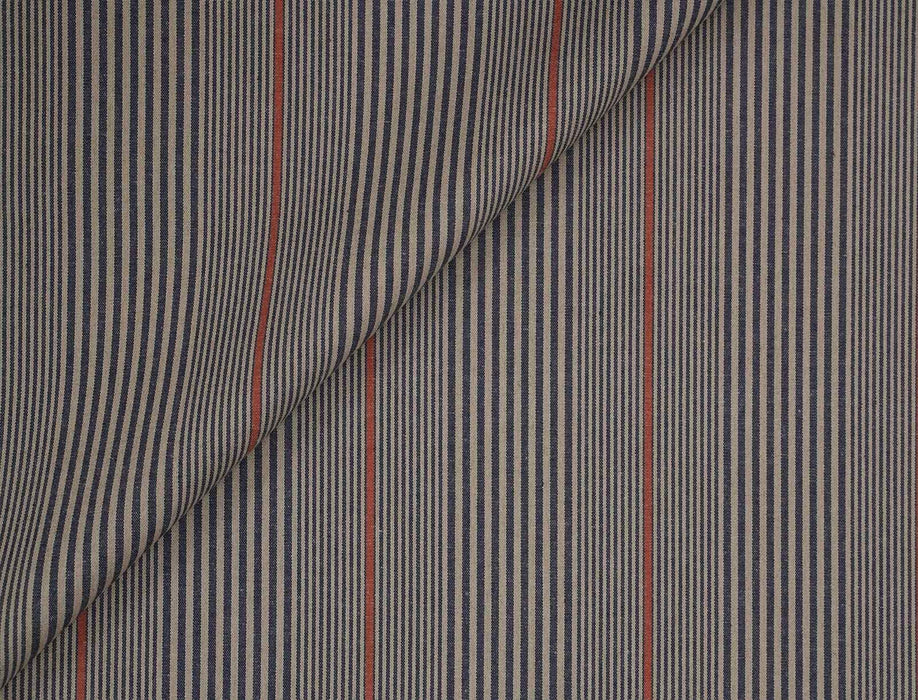 No.9 Thompson Cabin Stripe Midnight Fabric N9012340004