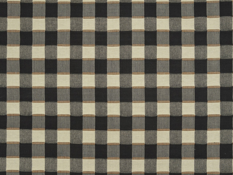 Jim Thompson Thani Check Ebony Fabric JT013968001