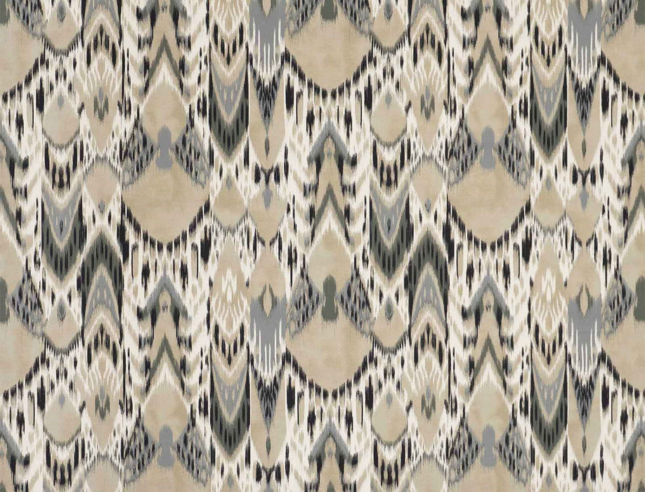 Jim Thompson Bandha Ikat Stone Fabric Sample JT013858001