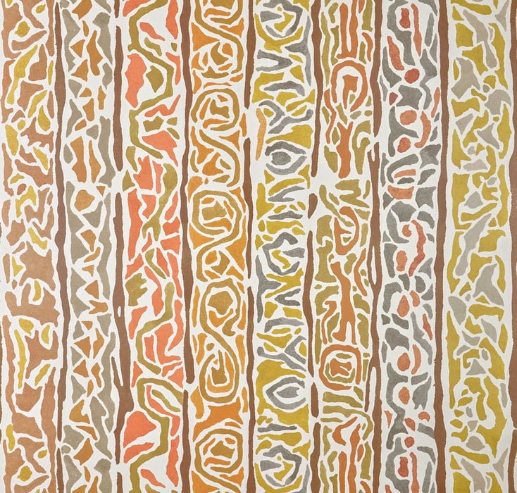 Pierre Frey Sokone Savane Wallpaper Sample FP079002