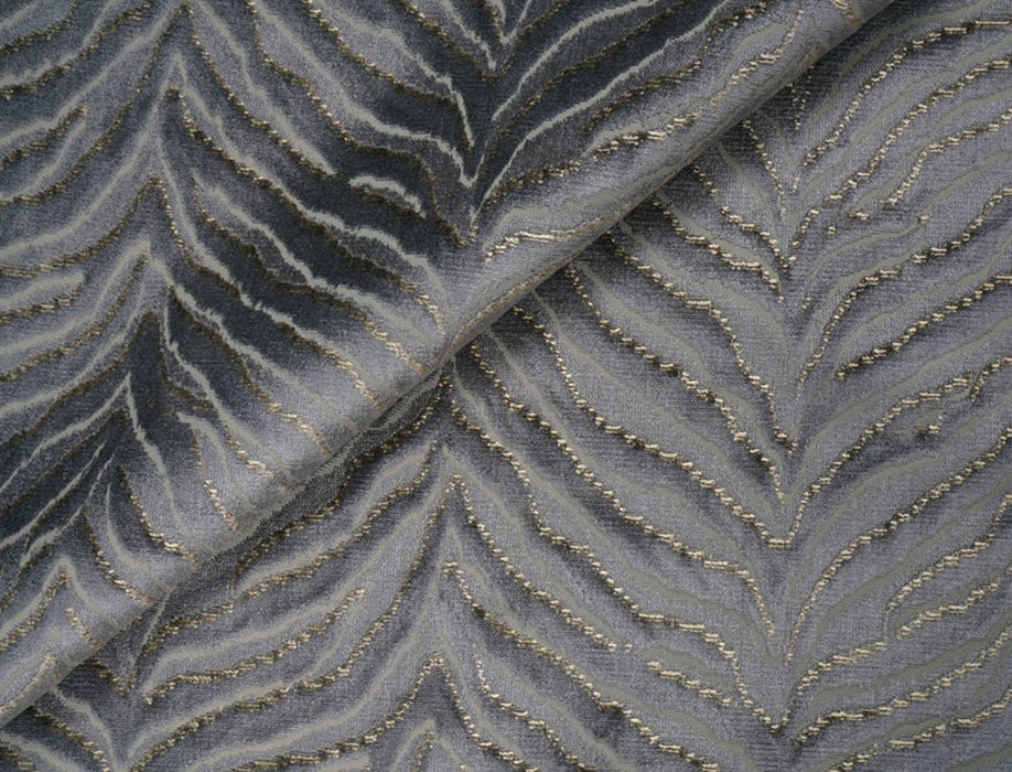 Jim Thompson Tigris Velvet Pewter Fabric Sample JT013725001