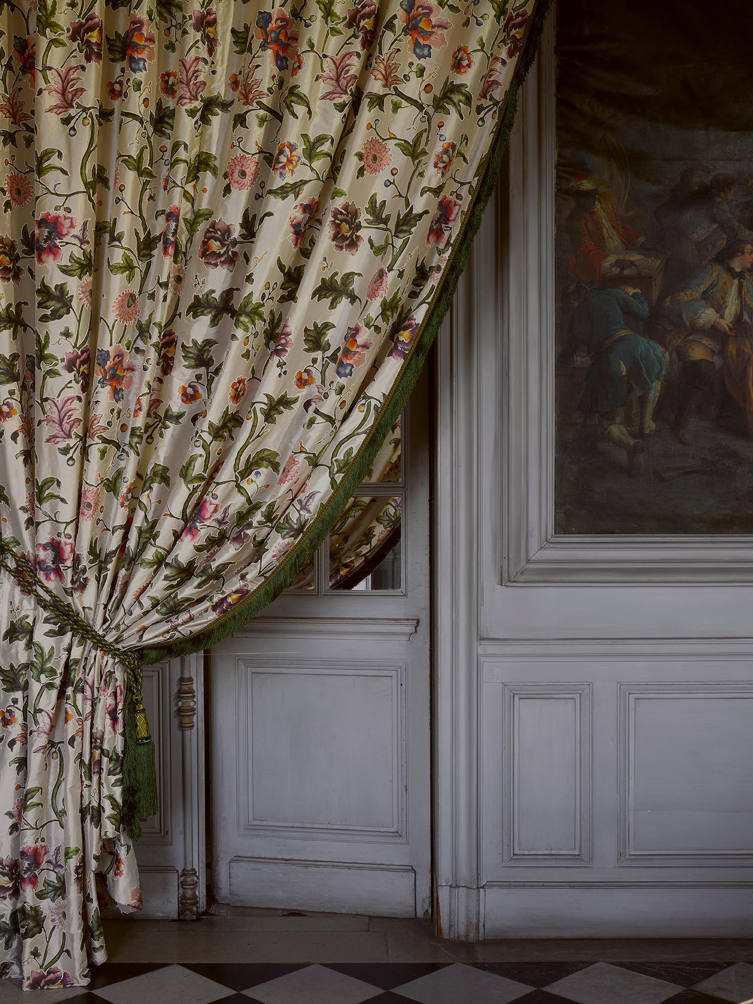 Braquenie Chateau D'Abondant Original Fabric Sample B7679001