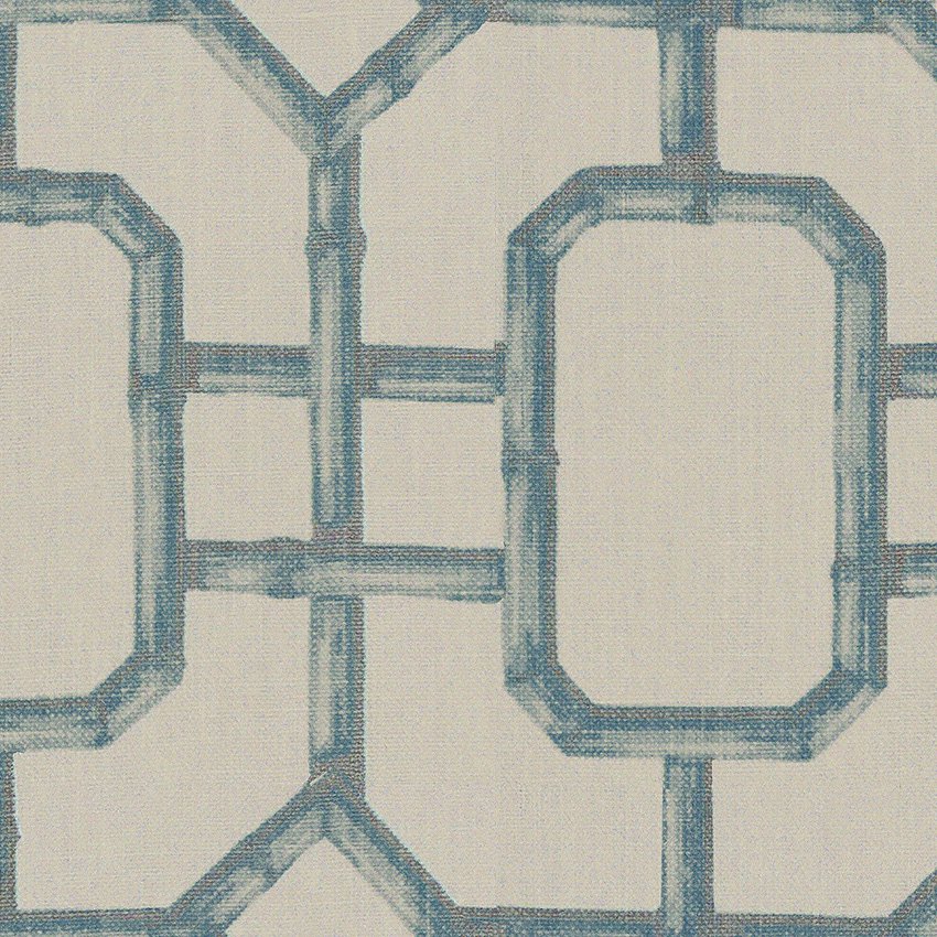 Kravet Couture Bambu Fret Ciel Fabric Sample BAMBU FRET.15.0